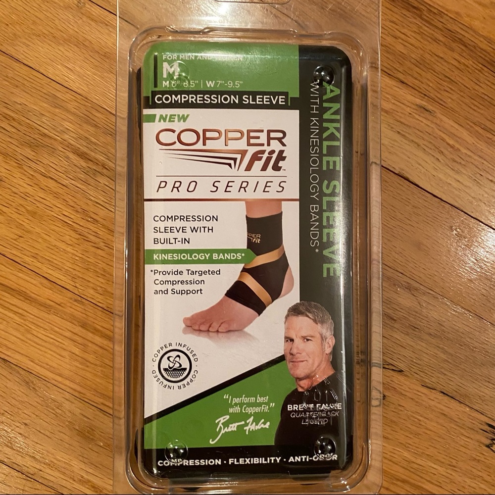 Copper fit ankle sleeve M New in Package